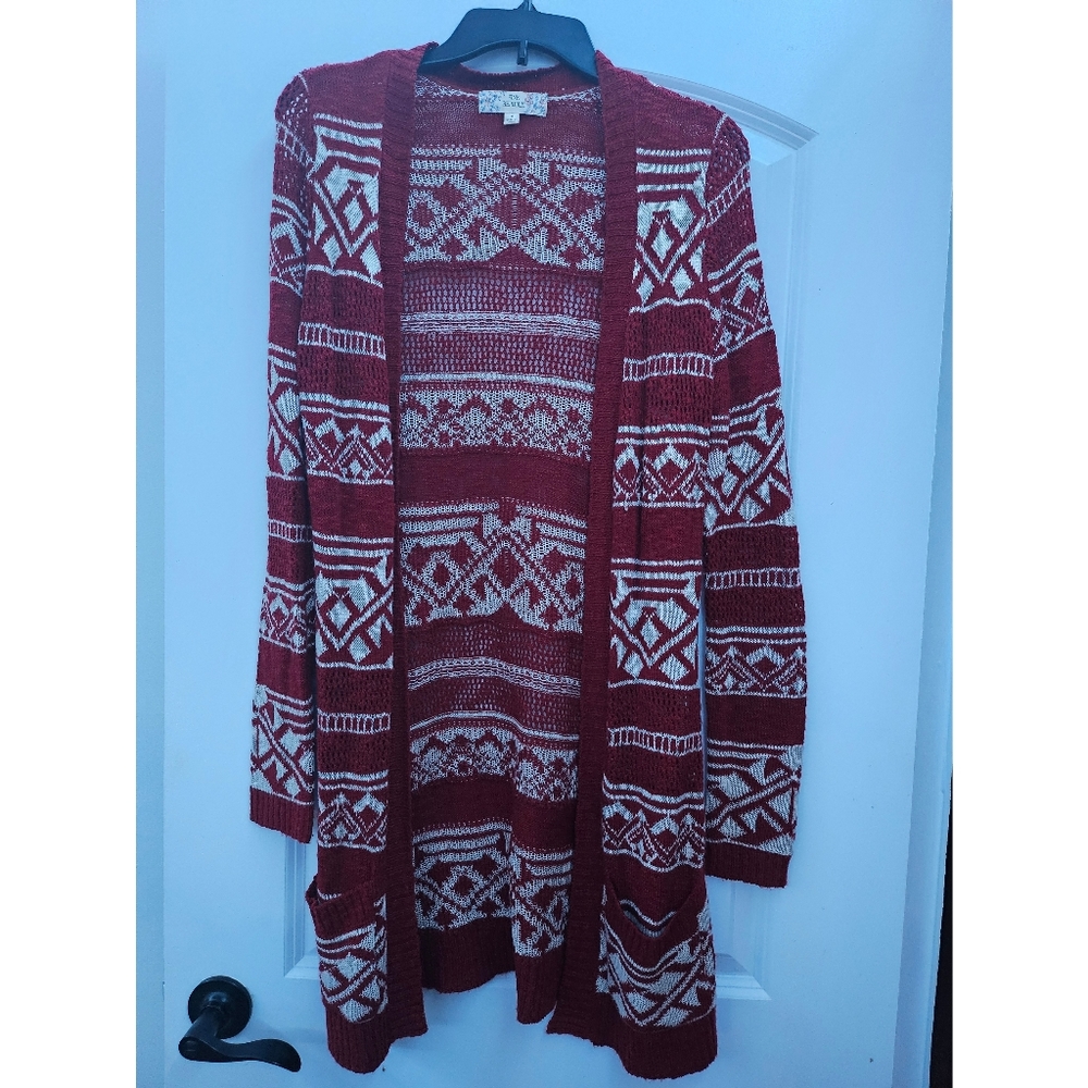 Pink Republic Crochet Cardigan